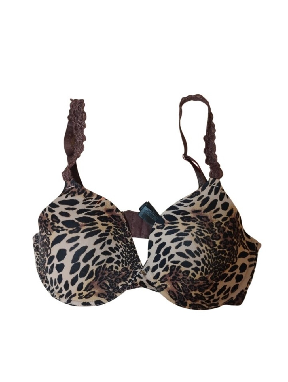 Natori Leopard Print Underwire T-Shirt Bra - Size 32D